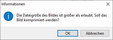Info Datei zu groß