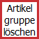 Artikelgruppe löschen Button
