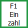 F1 Einzahl Button