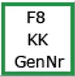 F8 KK GenNr Button