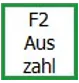 F2 Auszahl Button