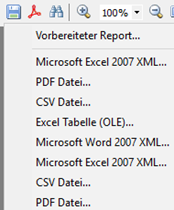 Speicheroptionen Auswahl Maske