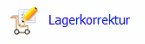 Lagerkorrektur Menüpunkt