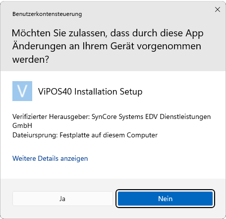 Änderungen durch App Maske