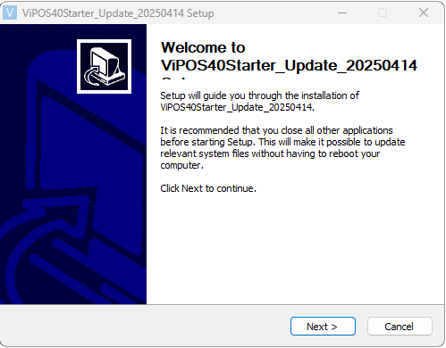 Willkommen bei Installation Maske