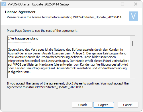 Lizenzbestimmungen Maske