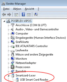 Geräte-Manager Einträge