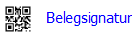 Belegsignatur Menüpunkt