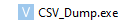CSV_Dump.exe Eintrag